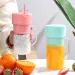 420ml bærbar juicer med sugerør USB elektrisk rustfrit stål frugtjuicer kopekstraktor blender juicemaskine maskine til køkken_voghion.com