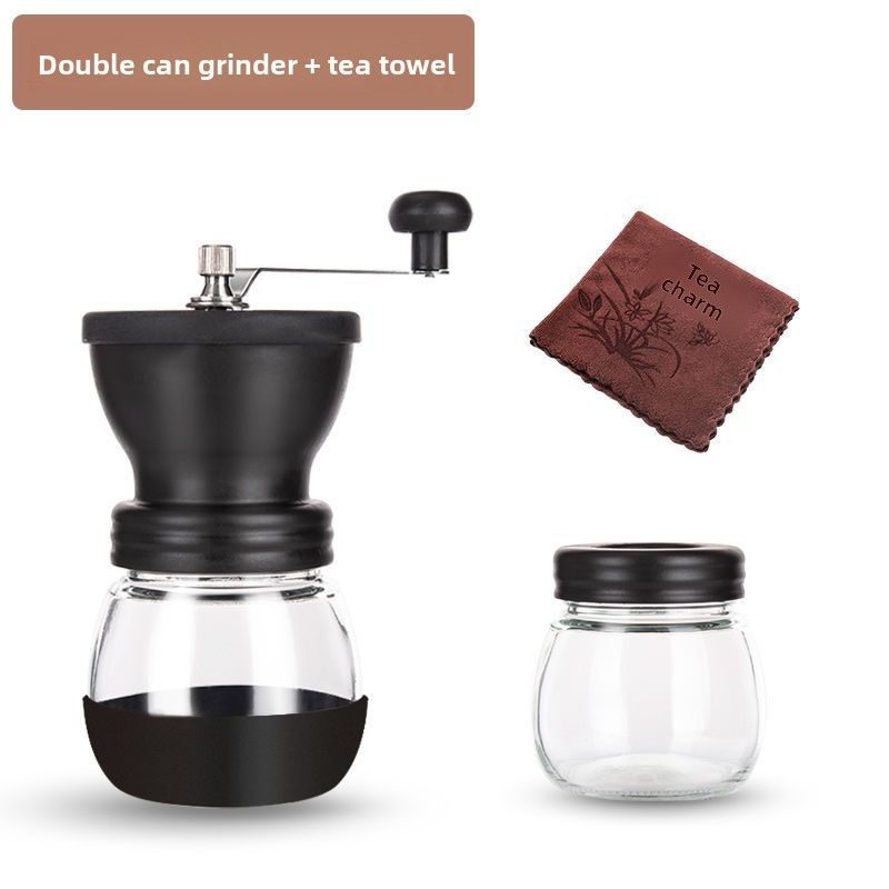 Coffee Bean Hand-cranked Powder Small Portable Simple Household Washable Grinder_voghion.com