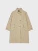 Women's Clothing In Stock~Korean LOW CLAS*IC Spring New Single-Breasted Stand Collar Loose Long Solid Color Trench Coat_voghion.com