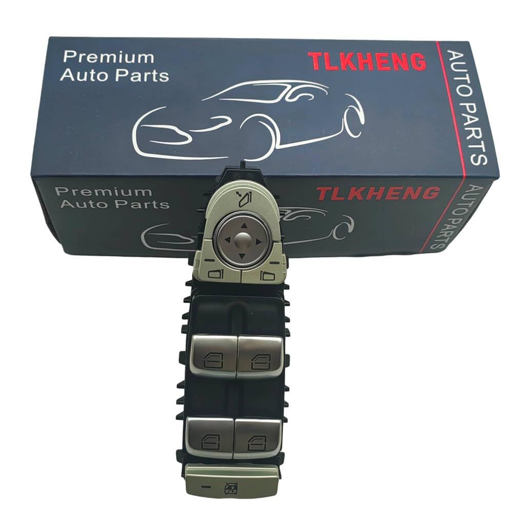 Power Window Switch Black Compatible With Mercede-Benz C300 GLC300 C43 2015-2018 A2059056811_voghion.com