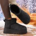 designers Winter New Warm Round Toe Thick Soled Snow Boots Added Fleece Korean Version With Sleeve Foreign Trade_voghion.com