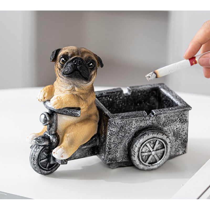 Creative Personality Trendy Anti-Fly Ash Home Living Room Internet Celebrity Cute Little Cat High-End Decorative Piece_voghion.com