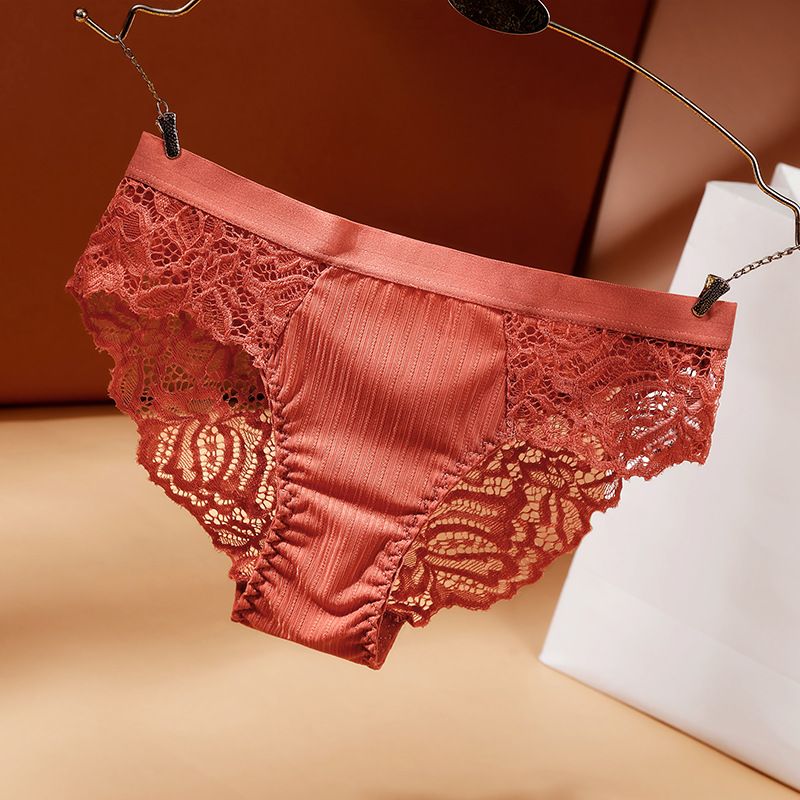 Women's Intimates Pure Desire Low Waist Comfortable Girl Briefs Tummy Tightening And Hip Lifting Women's Panties With Three Dimensional Stripes_voghion.com