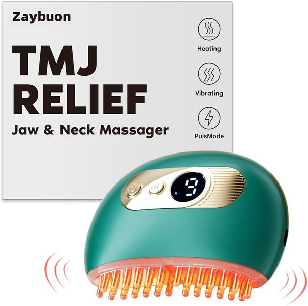 Relaxation Massager: TMJ Products With Vibration Heat, Ergonomic Multi-Needle Design, Effective Relief From Jaw Pain,_voghion.com