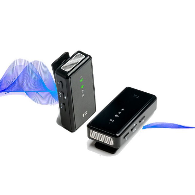 Wireless Lavalier For Phone And Camera Live Streaming Mini Microphone One-to-Two Recording Noise Reduction_voghion.com