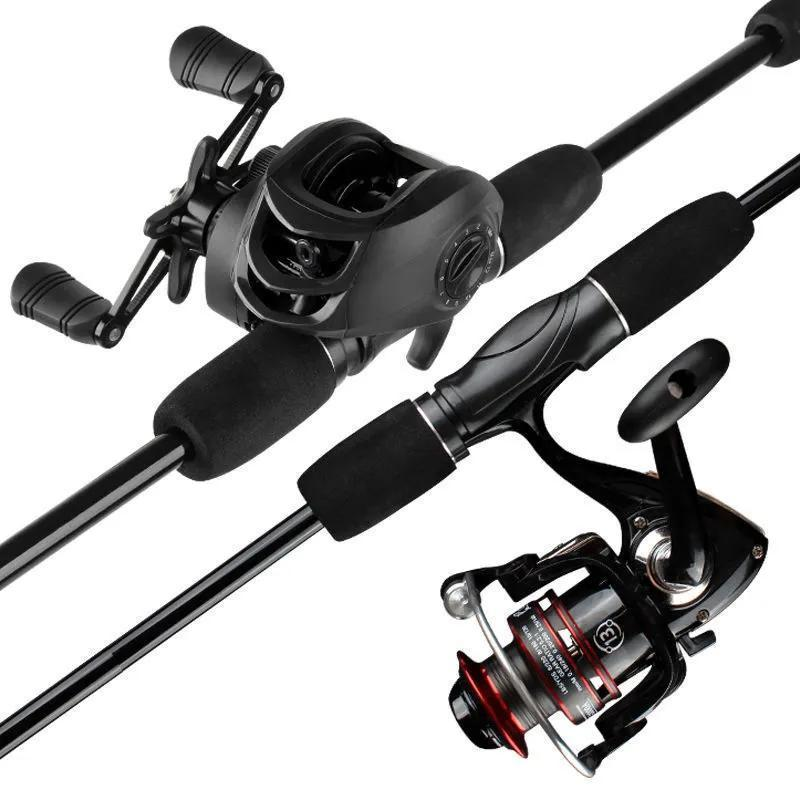 Mulinello Water Drop per principianti, canna da lancio lunga, bocca di cavallo Culter Blackfish, set completo di esche artificiali per acqua dolce_voghion.com