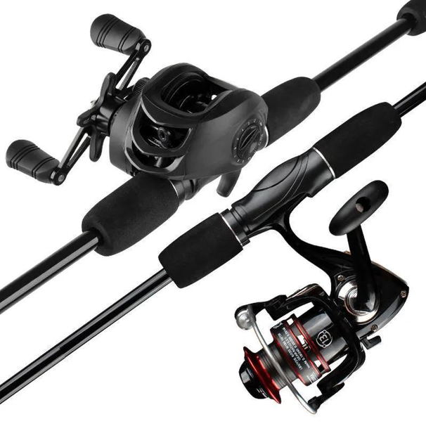 Mulinello Water Drop per principianti, canna da lancio lunga, bocca di cavallo Culter Blackfish, set completo di esche artificiali per acqua dolce_voghion.com