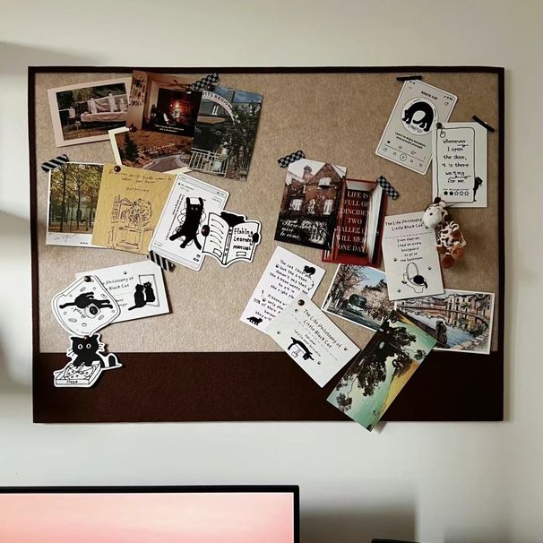 Photo Felt Board Self-Adhesive No-Drill Glasses Jewelry Storage Room Dormitory Bedroom Desktop Wall Decoration_voghion.com