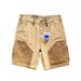 Men's Clothing Summer patchwork contrast color workwear denim shorts one piece drop shipping_voghion.com