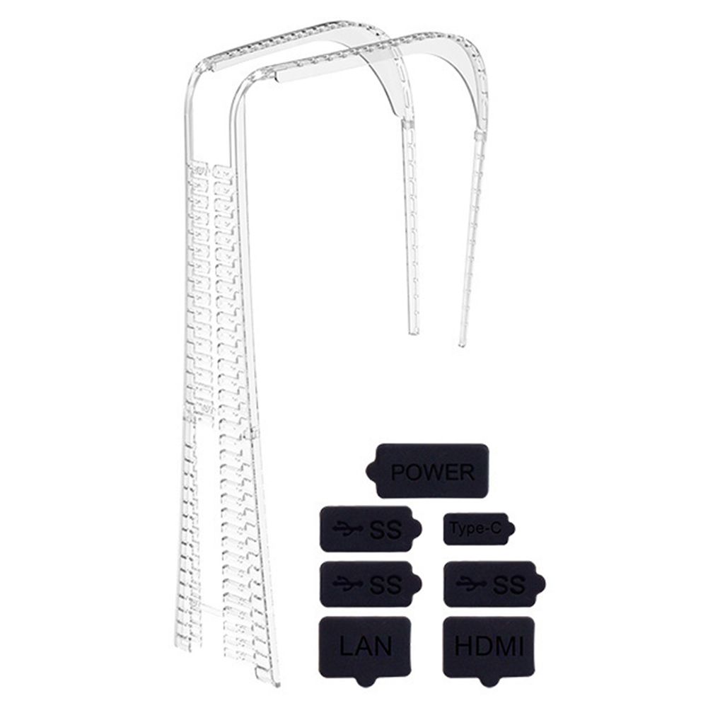 Silikoonist tolmukork PS5 mängukonsooli tolmukindla katte korgikomplektidele, USB HDM-liidese tolmukindlad korgid Sony Playstation 5 jaoks_voghion.com