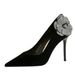 3739-H59L Wind slimming Water Diamond Side Flower Xishi Velvet Fine Super High Heels Single Shoes for Women_voghion.com