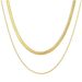 Delicate Snake Elegant Cuban Chain Zircon Necklace Versatile Fashionable Women's Party Commuting Accessories_voghion.com