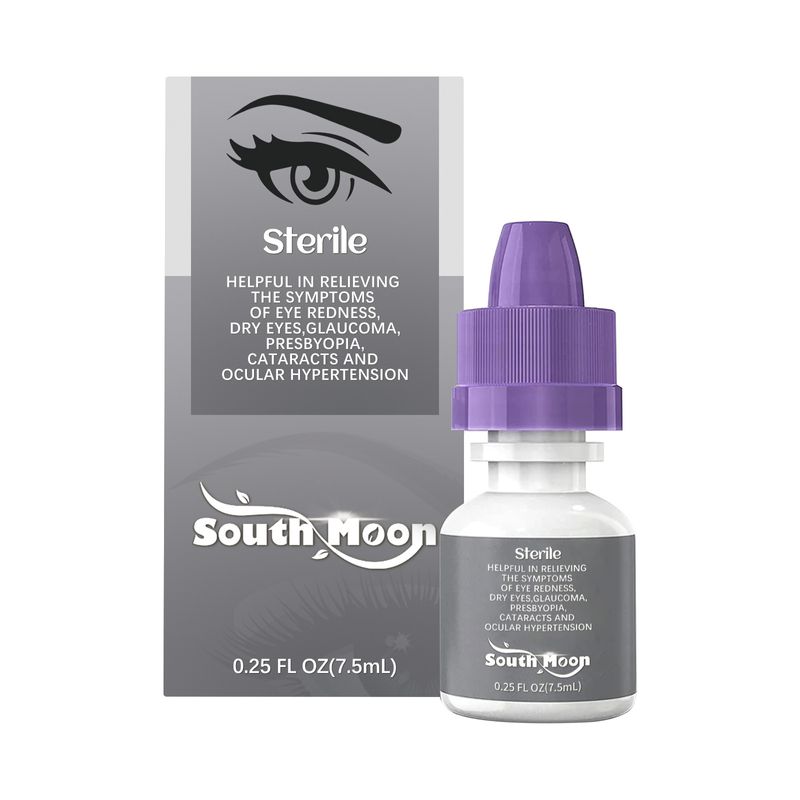 South Moon Eye Drops Eye Care Repair Eye Fatigue Dry Eyes Redness and Dazzling Eyes Eye Care Solution_voghion.com
