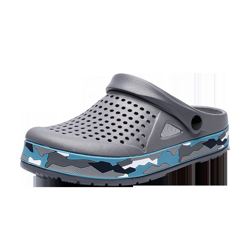 Men Slides Thongs Beach Outdoor Leather Rubber Shock Absorbent_voghion.com