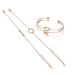 Versione coreana del popolare e alla moda set di accessori per bracciale a doppio nodo da donna_voghion.com