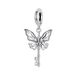 Schmetterling Schlüsselanhänger Charm Sterling Silber Charm_voghion.com