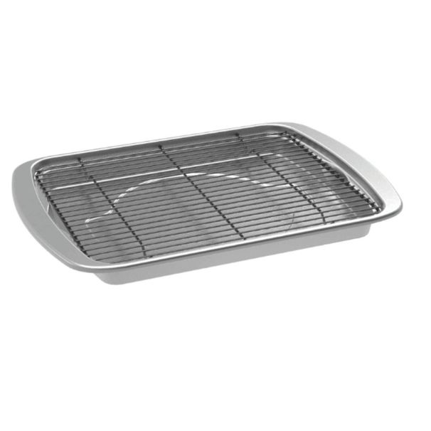 With Rack X Bacon Pan Nordic Nesting 1.6 Aluminum 12.7 Ware X Oven 17.4_voghion.com
