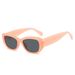 New Style Rectangle Fashion Candy Color Custom Sunglasses for Men and Women_voghion.com