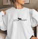 New Heartbeat Horse Heart Fun Print Sweatshirt Pattern Round Neck Fashion Long Sleeve Top_voghion.com