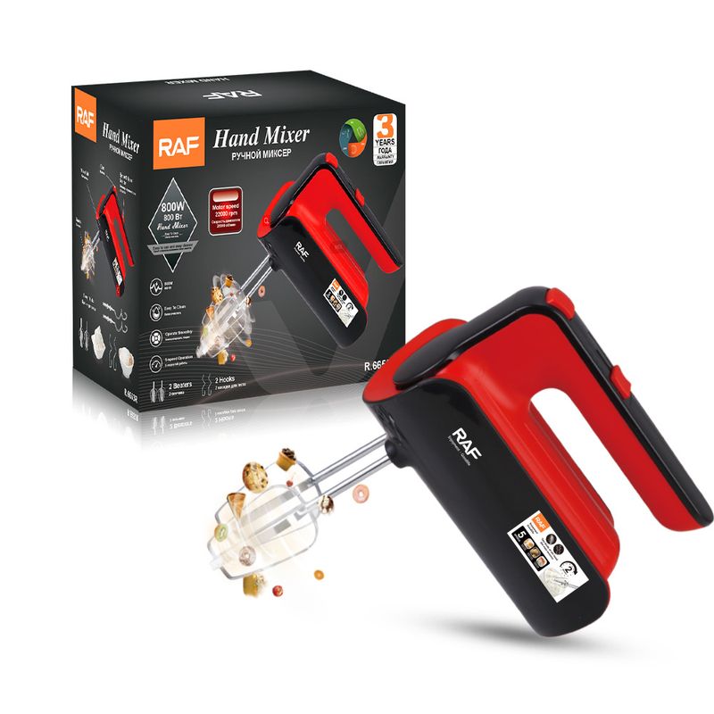 Batidora eléctrica para masa de huevos, para uso doméstico, para repostería, para pasteles pequeños, automática, para batir huevos y crema, R.6653_voghion.com