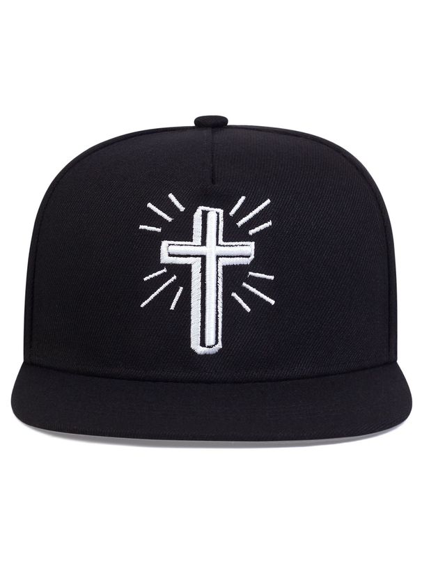 Jarní a letní nová hip hopová síťovaná čepice Street Versatile Cross Embroidery Baseball Cap_voghion.com