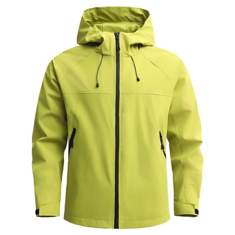 ​​Men's Waterproof Windproof Hooded Jacket - Lightweight Breathable Outdoor Coat For Hiking, Running & Daily Wear​​_voghion.com