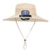 Men's Solar-Powered Cooling Fan Hat - High Wind Speed & UV Protection For Summer Outdoor Activitie_voghion.com