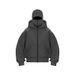 Solid Color Sweatshirt Plain Hooded Zipper Jacket Masked Men Spring Autumn Winter Couple Style_voghion.com