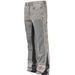 Pantalones vaqueros de trabajo de estilo europeo y americano para hombre, con parches elásticos y capas acampanadas._voghion.com