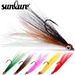 Bionic Lure Anchor Feather Hair Tying Single Barbed Fish Hook Gear Accessories Fishing_voghion.com