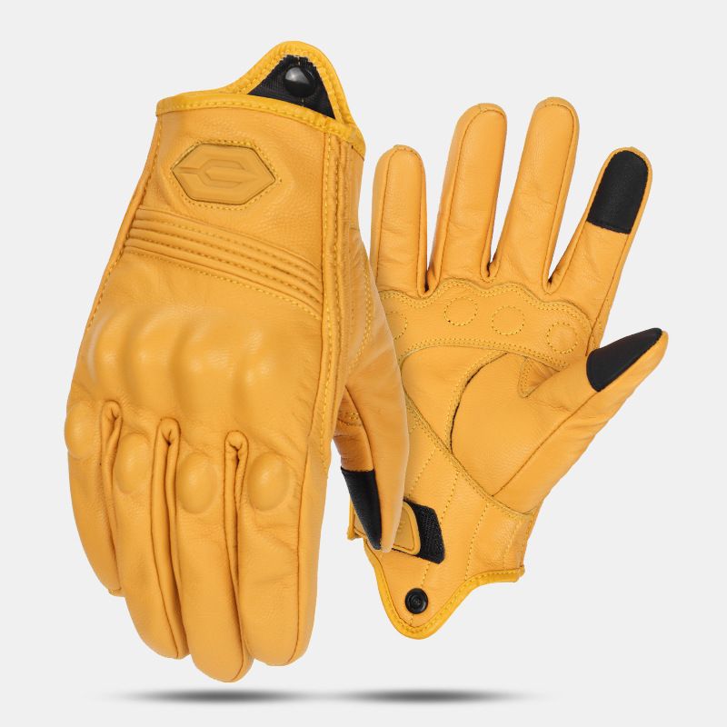 NOKO-Nouveaux gants de moto, cuir véritable, respirants, anti-chute et résistants à l'usure, gants de moto de course tout-terrain en plein air._voghion.com