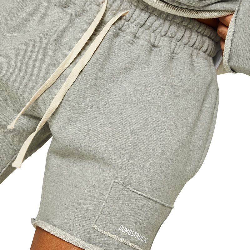 Men's clothing running training baggy plus size quarter pants_voghion.com