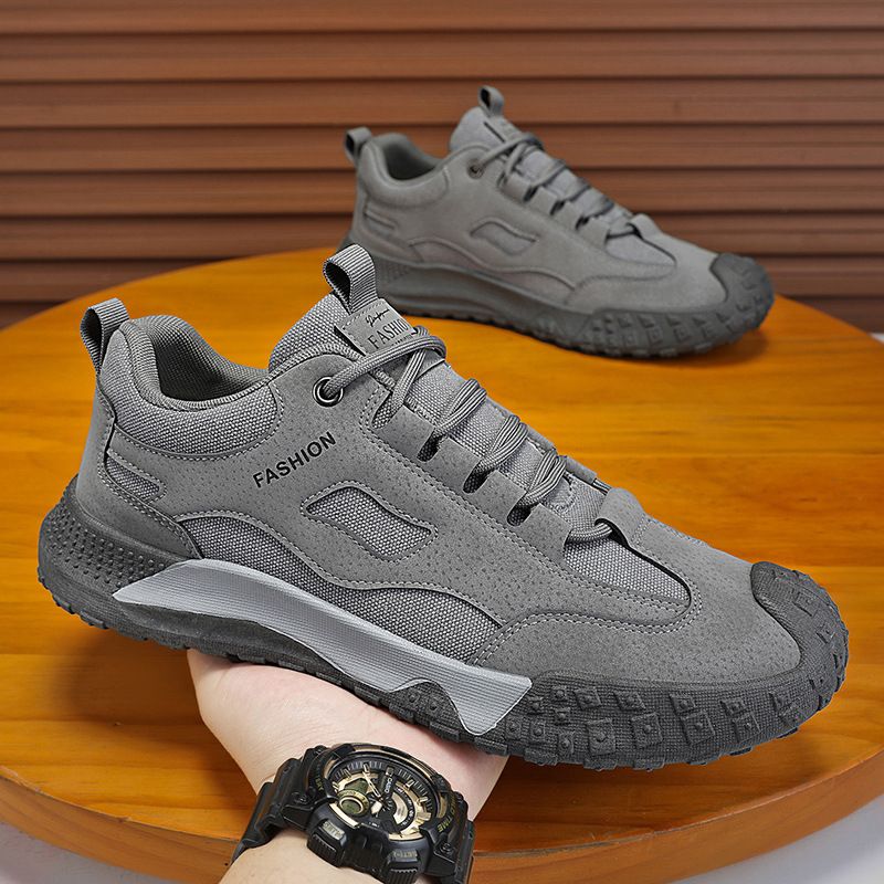 Wanderschuhe Herrenschuhe Frühling Baustelle Arbeit Rutschfeste Verschleißfeste Sportschuhe Casual Board Schuhe Arbeitsversicherung Schuhe_voghion.com