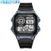 Orologio elettronico per studenti SYNOKE luminoso impermeabile sportivo da uomo quadrato classico retrò alla moda sportivo nuovo prodotto colore trasparente_voghion.com