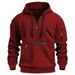 NOKO-Lente/Herfst Heren Sweatshirt Hoodies met Ritsen en Meerdere Zakken, Heren Sportkleding Casual Jassen_voghion.com