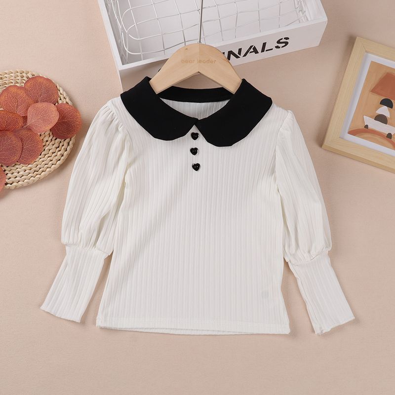 Bear Leader Solid Children Long Sleeve Shirt Bottoming Sweater Children Wear Autumn Children Tops Casual Boys Girls Swea_voghion.com