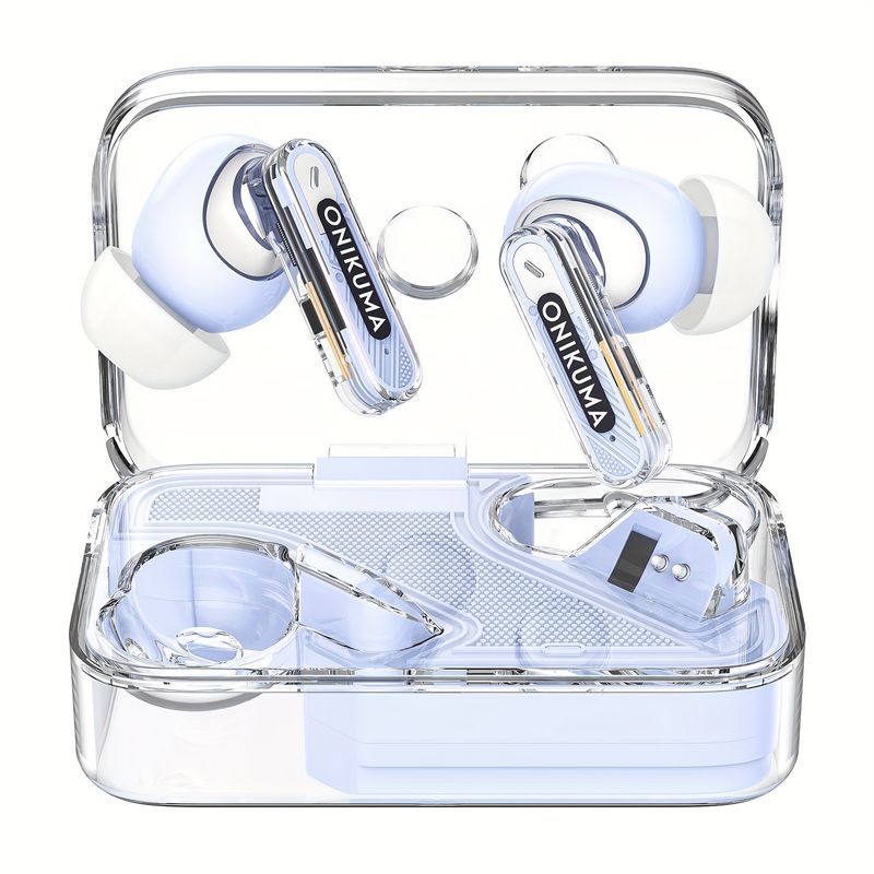 [Hot sales] Onikuma High-Fidelity draadloze oordopjes met ruisonderdrukking - Lange batterijduur, draadloze connectiviteit voor gamen_voghion.com