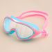 New First Release Training HD Waterproof Anti-Fog Large Frame Silicone Children's Swimming Goggles Set_voghion.com