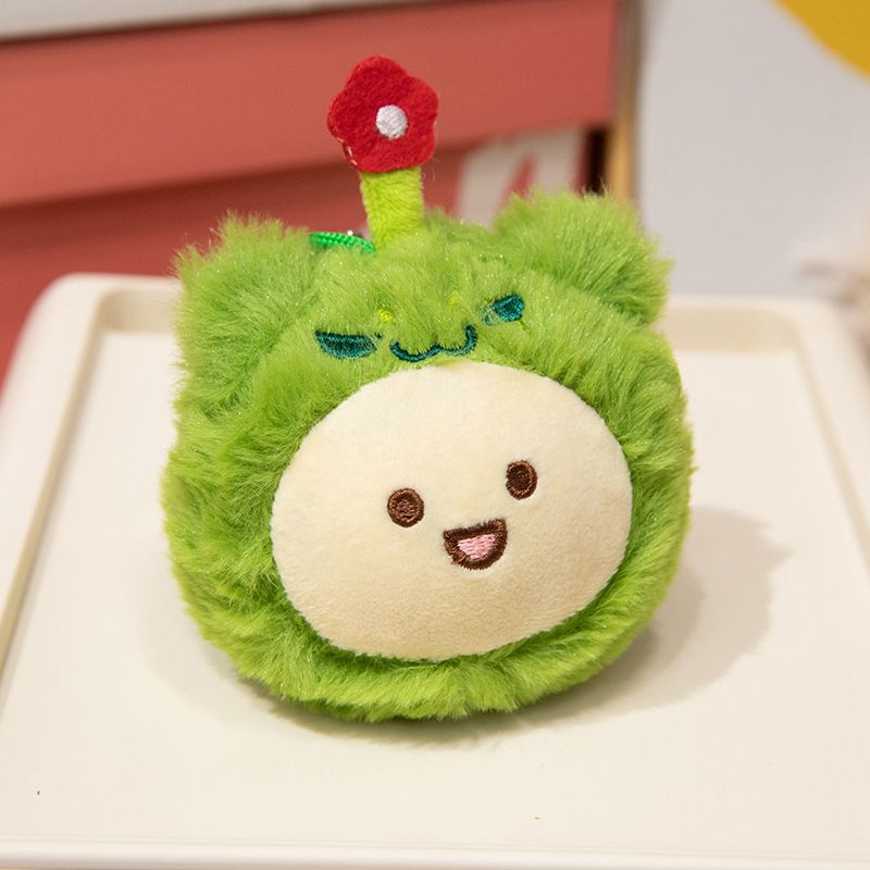 Porte-clés en peluche avec boule anti-stress, panda, lapin, mignon, pendentif pour sac, cadeau d'anniversaire_voghion.com