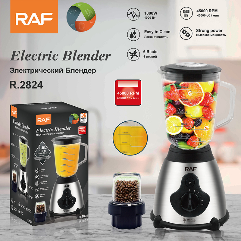 RAF EU Standard Juicer Processor Grinder Multi-Functional Household Baby Food Maker Blender_voghion.com