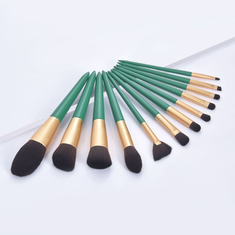12-teiliges Make-up-Pinsel-Set, blau, Augenpinsel, Fächerpinsel, Make-up-Tools, Make-up GUJHUI_voghion.com