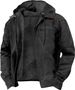CT Hooded Casual Men's Clothing Autumn Winter Fleece Lined Zipper Pocket Jacket_voghion.com