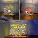 Light Up Acrylic Rewritable DIY Children's Glowing Drawing Board Message Lamp With 7 Colorful Pens_voghion.com