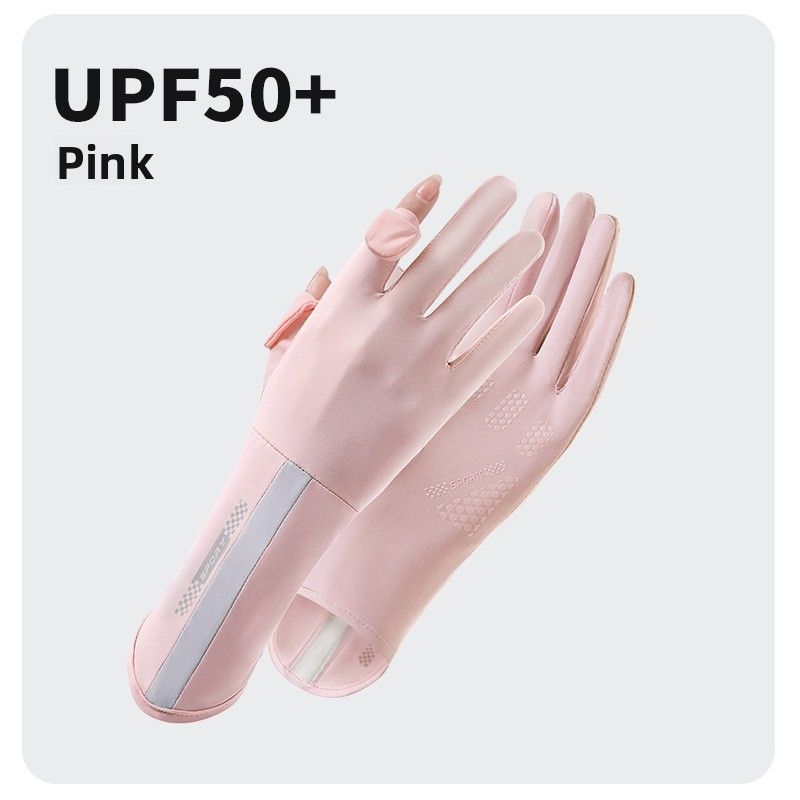 Lange Schnell Trocknende Sommer Ice Silk Sonne Und UV Schutz Damen Dünne Stil Fahren, Outdoor Radfahren Flip Cover Touch_voghion.com