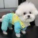 Pet Small Dog Summer Clothes Thin Four-Legged Leashable Jacket Teddy Bichon Sun Protection Dustproof Pants_voghion.com