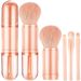 4 in 1 Professional Brush Sets Retractable Mini Facial Make up Makeup Brushes Kits For Applying Foundation, Powder,_voghion.com