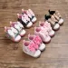 Baby Kleng Meedercher High Tops Star Turnschueder Weich Anti-Rutsch Sohle Littlesprouts Puppelchen Neigebuerene Klengkand Éischt Spazéierbett_voghion.com