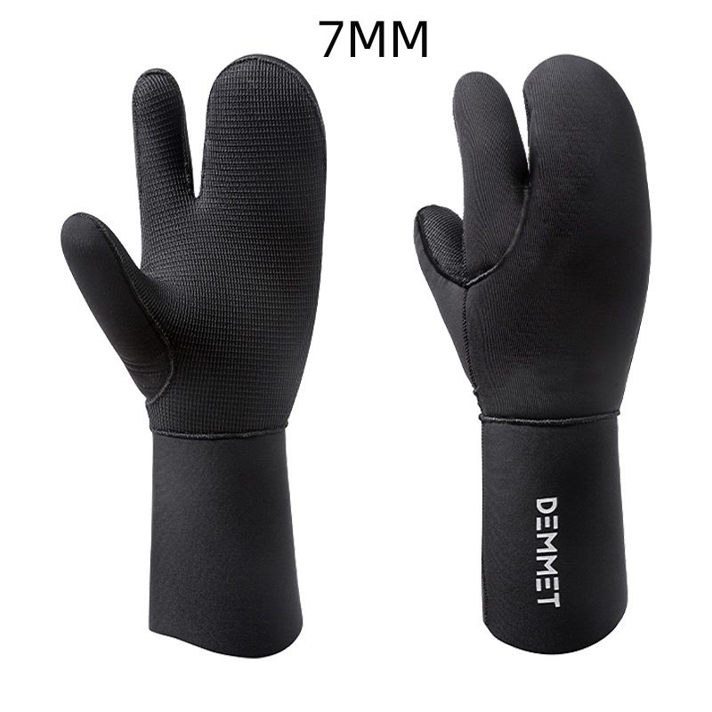 7mm Three-finger Super Spring Warm Diving Gloves Cold Resistant Wear-resistant Stab Neoprene Gloves For Fishing And Winter Swimming_voghion.com