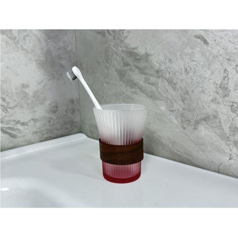 Minimalist Gradient Mouthwash High-end Hotel Wash High Appearance Glass Bathroom Toothbrush Dental Cup_voghion.com