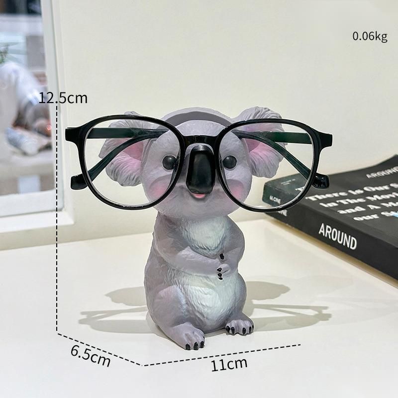 Creative Koala Stand Ornament Glasses Store Prop Storage Home Desk Office Desktop Decoration Display_voghion.com